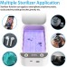 9W Multifunctional UV-C Sterilizer Aromatherapy Box with Wireless Charging Sanitizing Disinfector for Mobile Phones/ Facemasks/ Jewelry